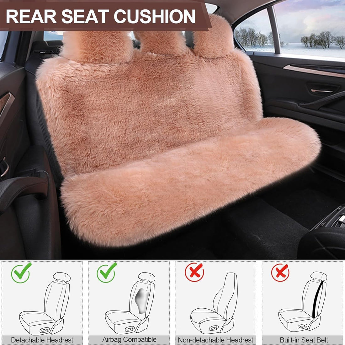 Universal Sheepskin Car Seat Covers