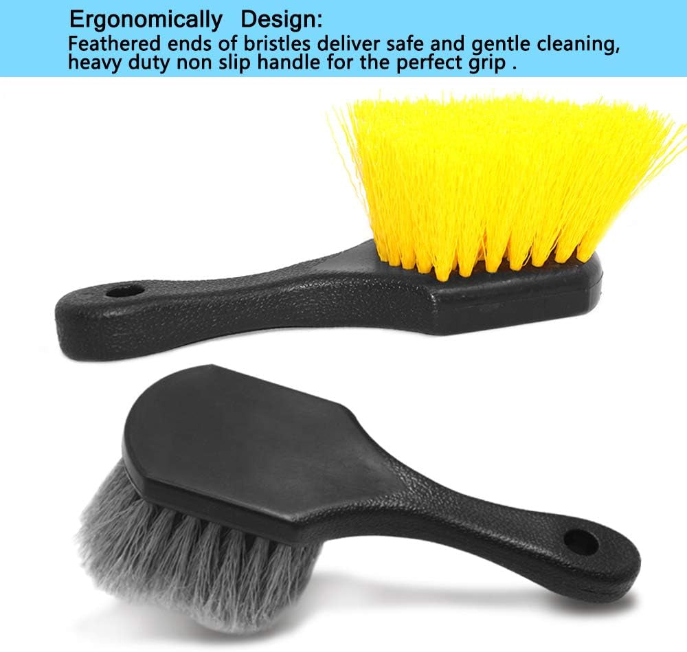 2 Set Wheel & Tire Brush Cleaner