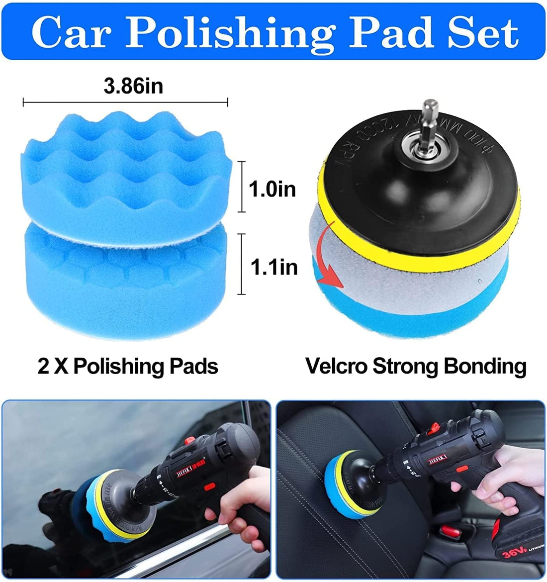 26Pcs Car Detailing Brush Set