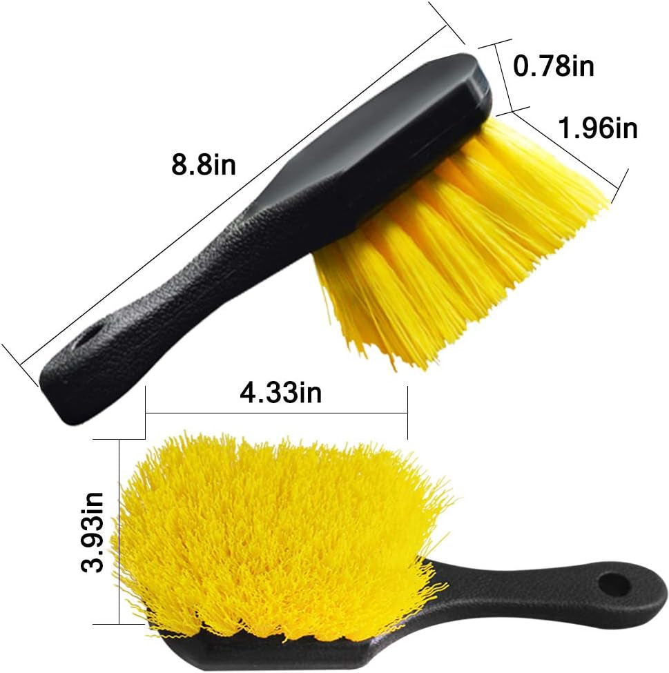 2 Set Wheel & Tire Brush Cleaner