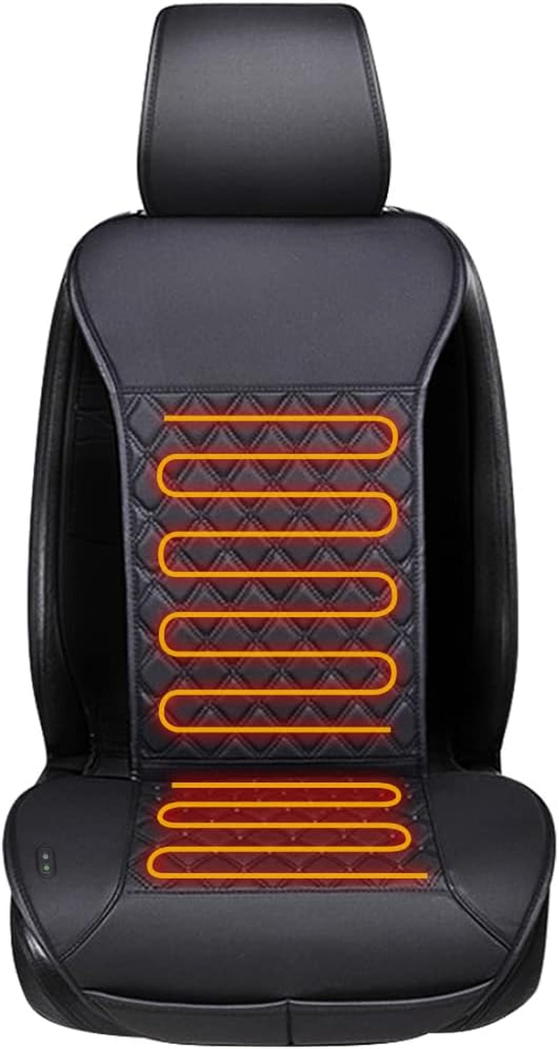 Seat Cushion, Comfortable Seat Cover with Full Back Support, Universal Seat Cushion for Front Seat in Winter