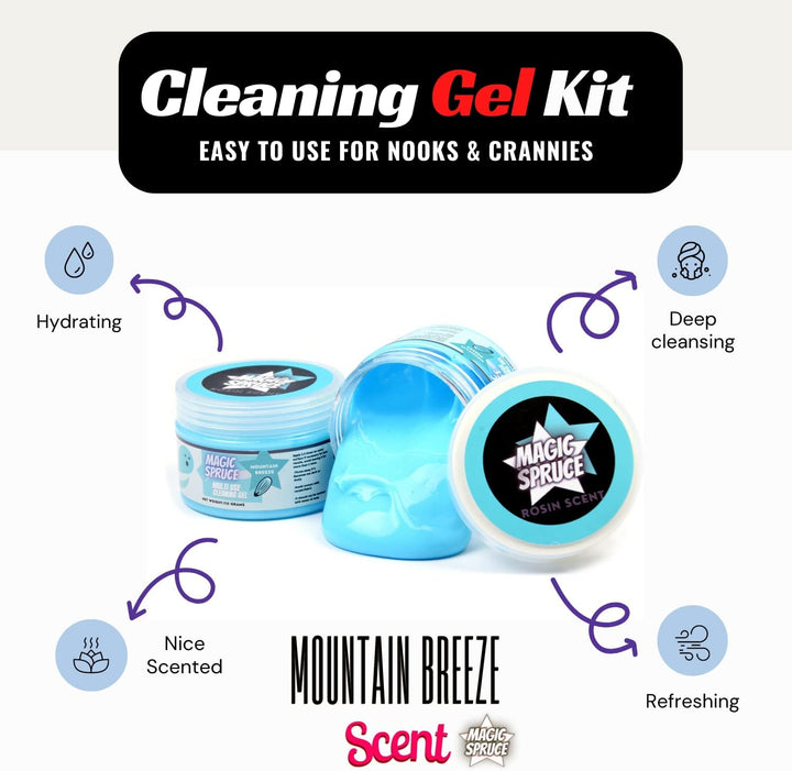 Car Cleaning Gel Kit for Interior