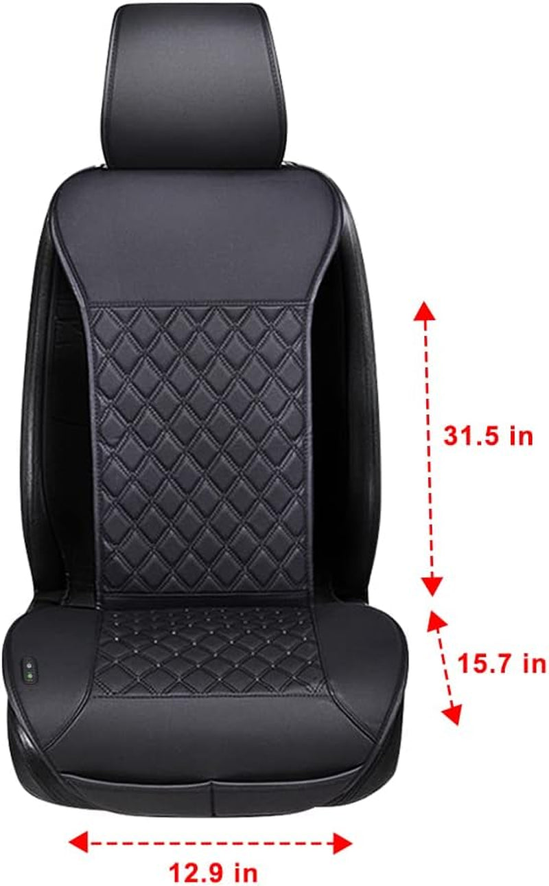 Seat Cushion, Comfortable Seat Cover with Full Back Support, Universal Seat Cushion for Front Seat in Winter