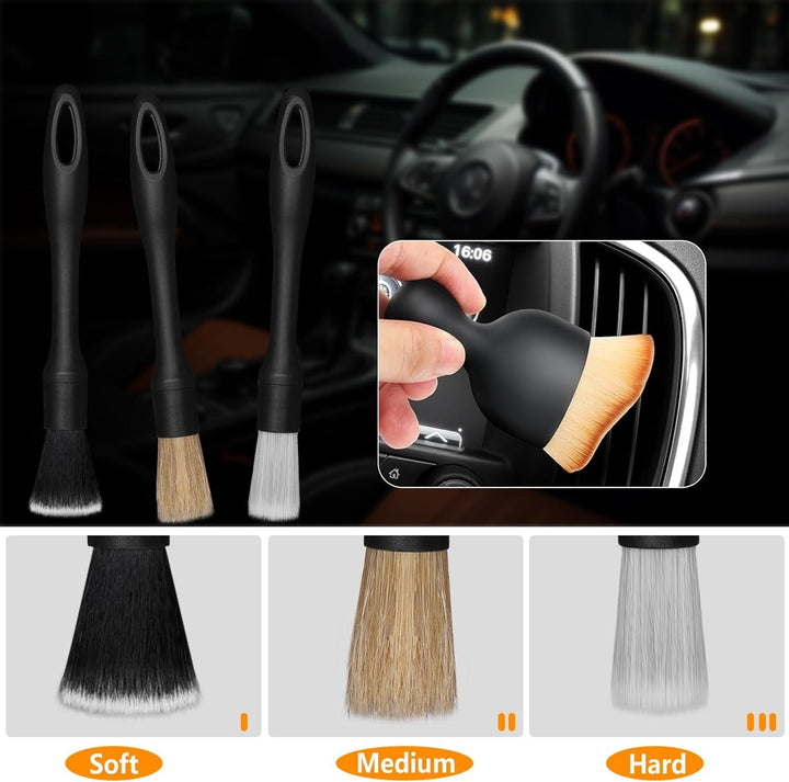 7 Pcs Car Brush Set, Car Interior Clean Brush Tools