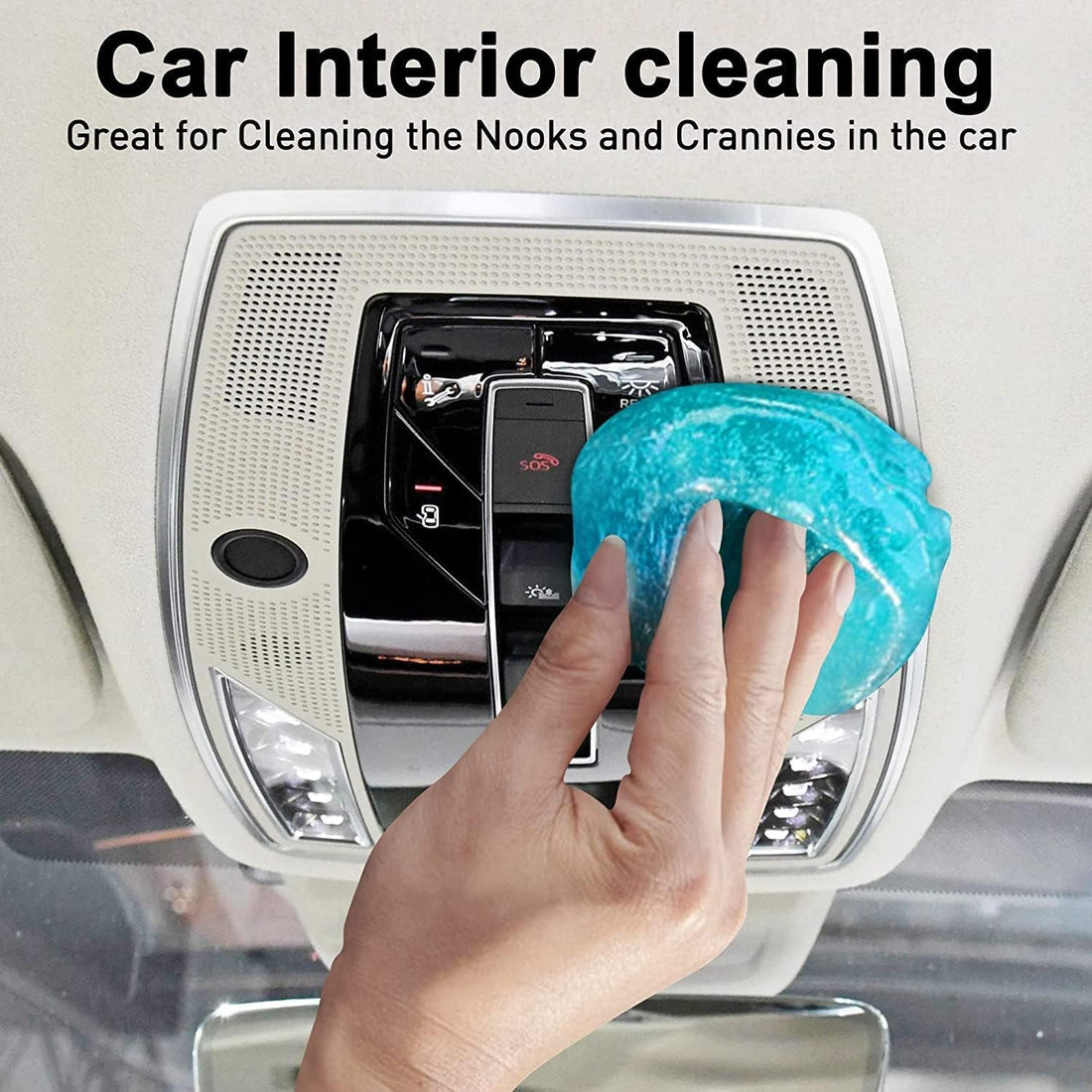 4 Pack Cleaning Gels, Super Clean Slime Universal Auto Detailing Tools Car Interior Cleaner