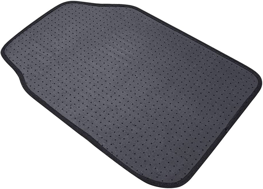 Universal Fit All-Weather Heavy-Duty Carpet Floor Mats Cars - 4-Piece, Black