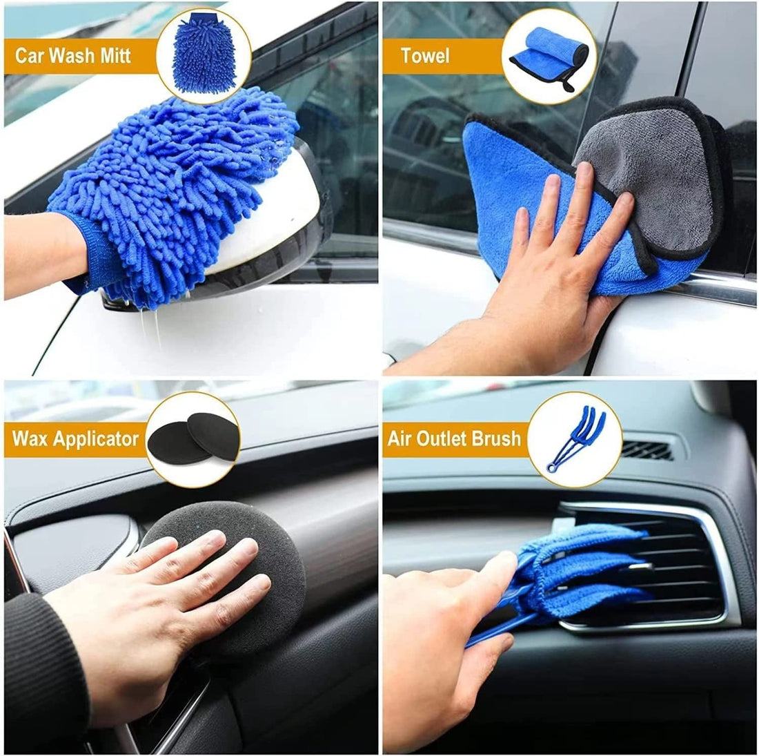 22Pcs Car Cleaning Tool Kit Car Wash Kit