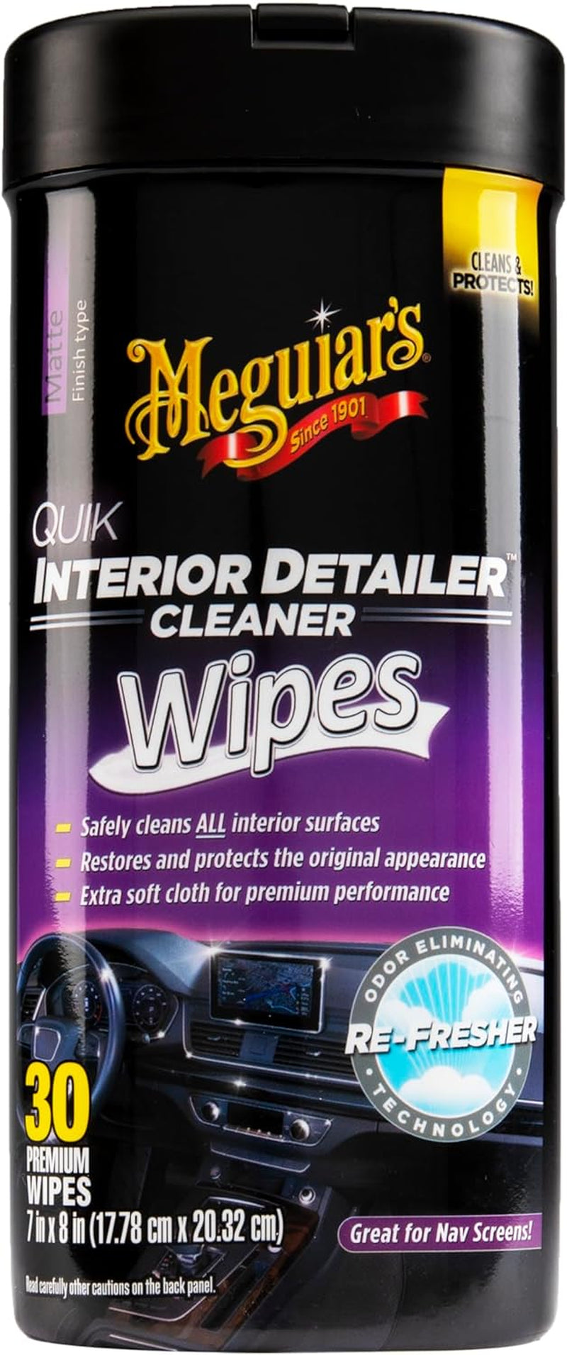 Quik Interior Detailer Cleaner Wipes