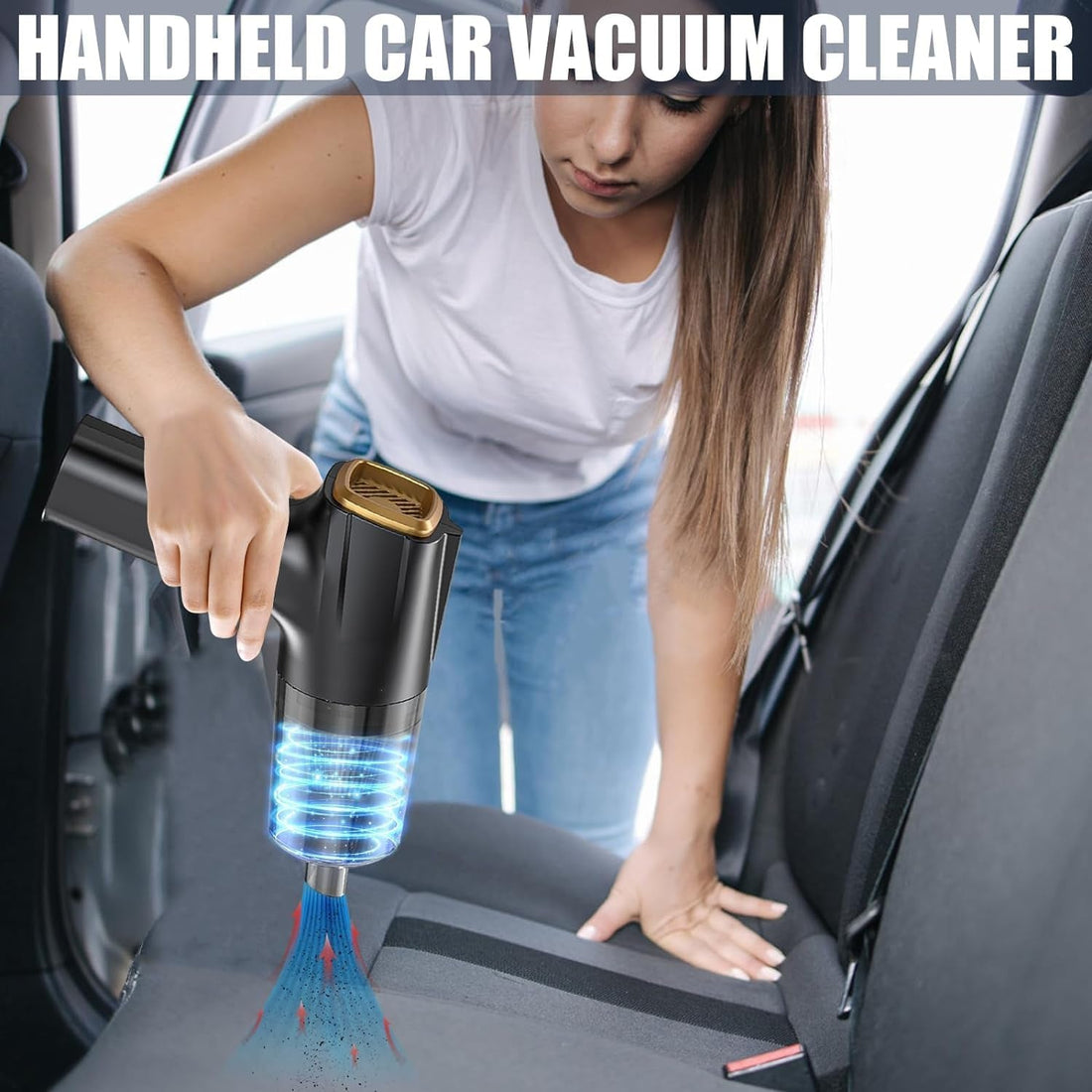 Mini Protable Car Vacuum Cordless