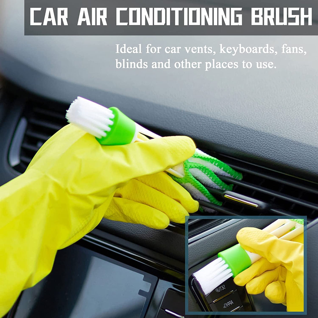 11 Pieces Car Brush Set Car Interior Cleaning