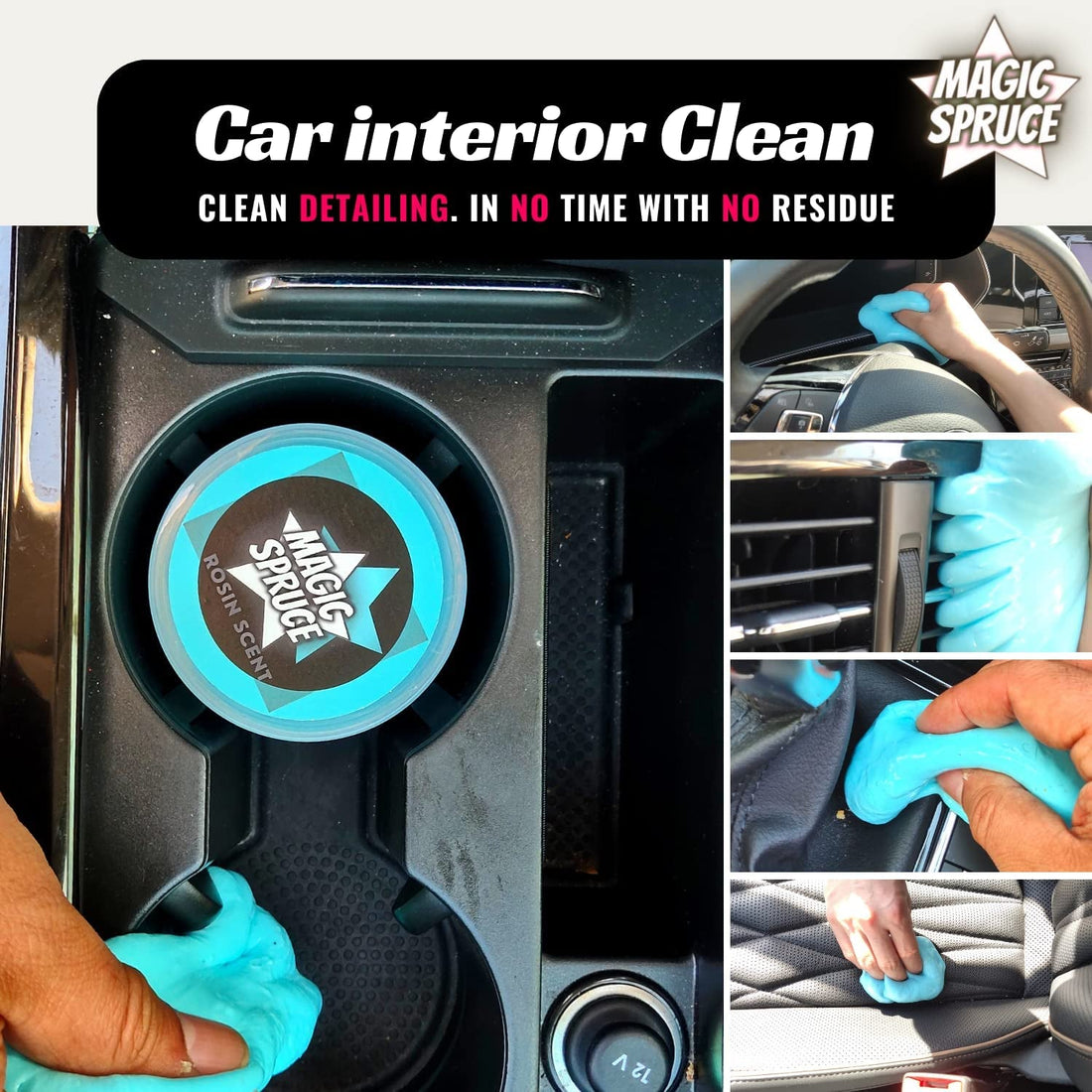 Car Cleaning Gel Kit for Interior