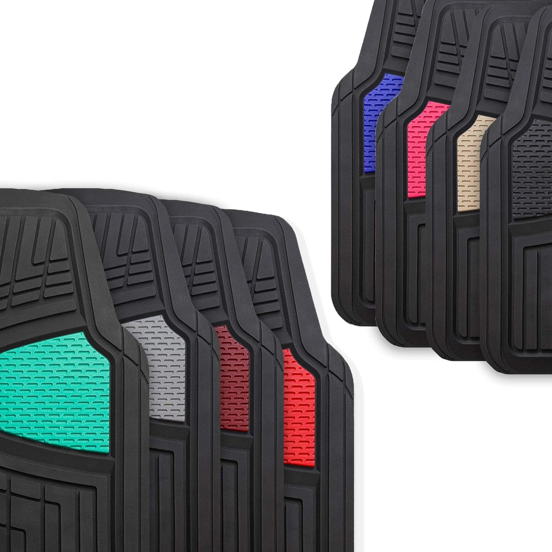 Automotive Floor Mats - Heavy-Duty Rubber Floor Mats for Cars