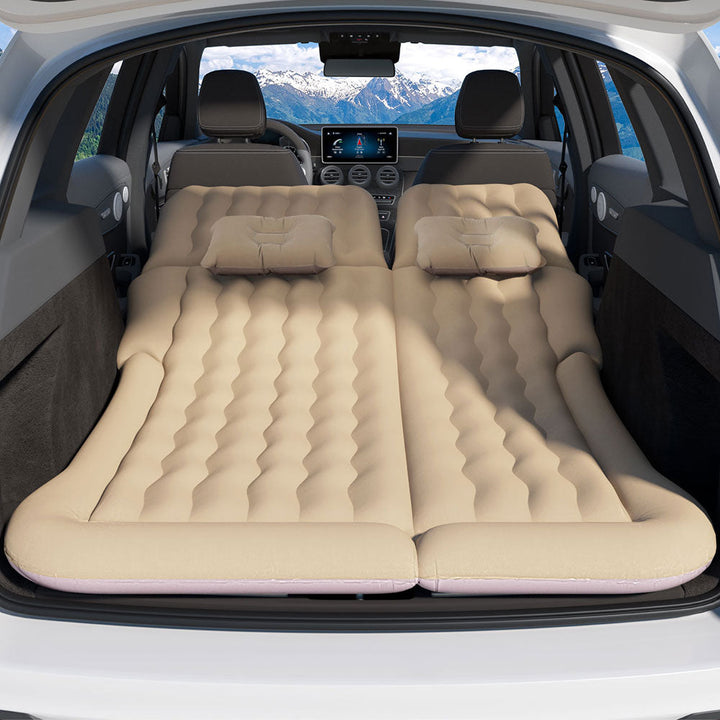 Car Mattress 175x130 Inflatable SUV Back Seat Camping Bed - Beige