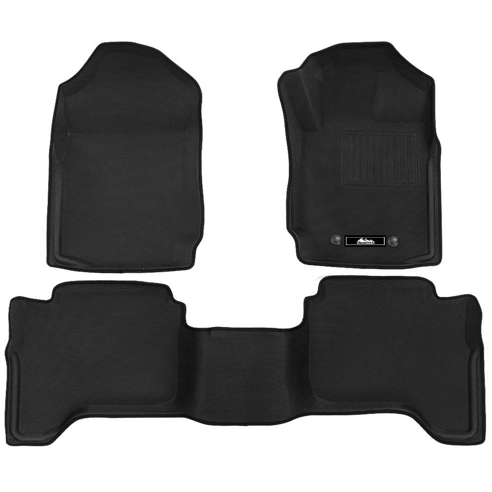 Weisshorn Car Floor Mats Rubber Fits Ford Ranger