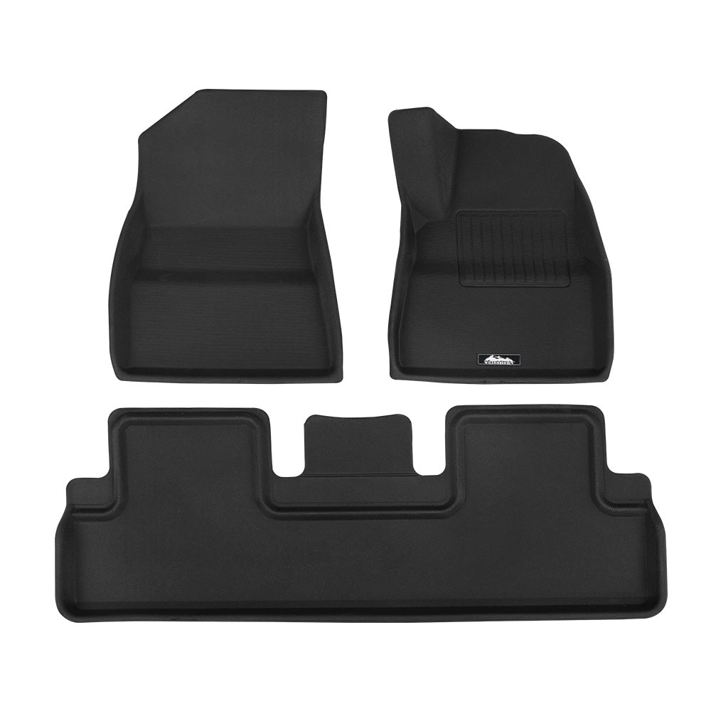 Car Rubber Floor Mats Compatible for Tesla Model 3 Front Rear