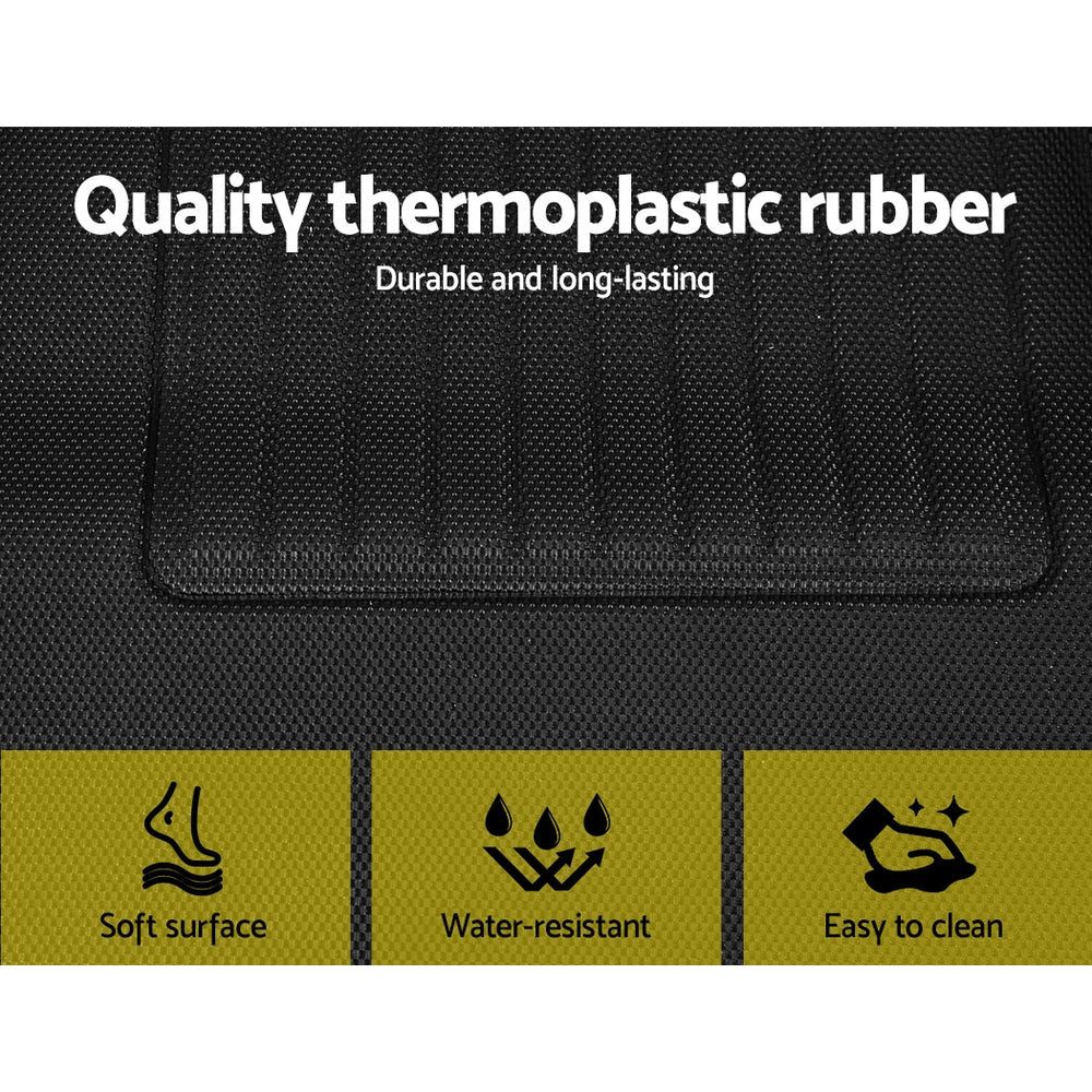 Car Rubber Floor Mats Compatible for Tesla Model 3 Front Rear