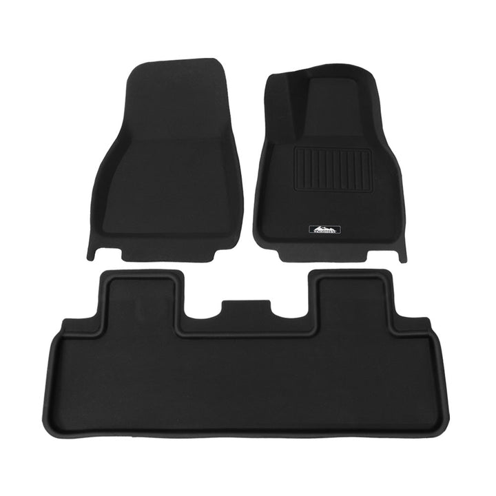 Car Rubber Floor Mats Compatible for Tesla Model Y Front Rear