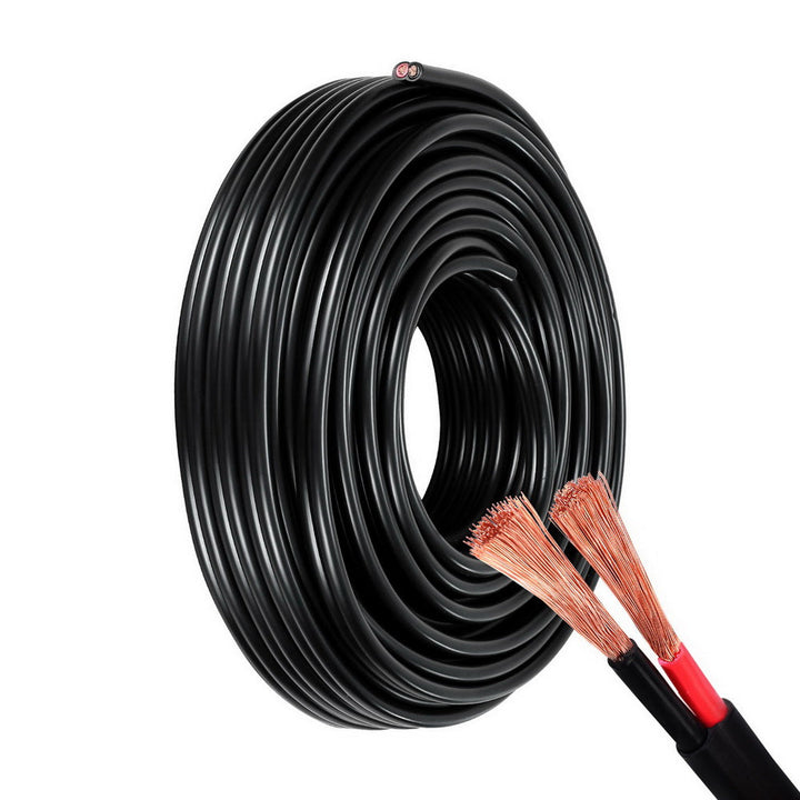 3mm 10m Twin Core Wire Electrical Cable Extension Car 450V 2 Sheath