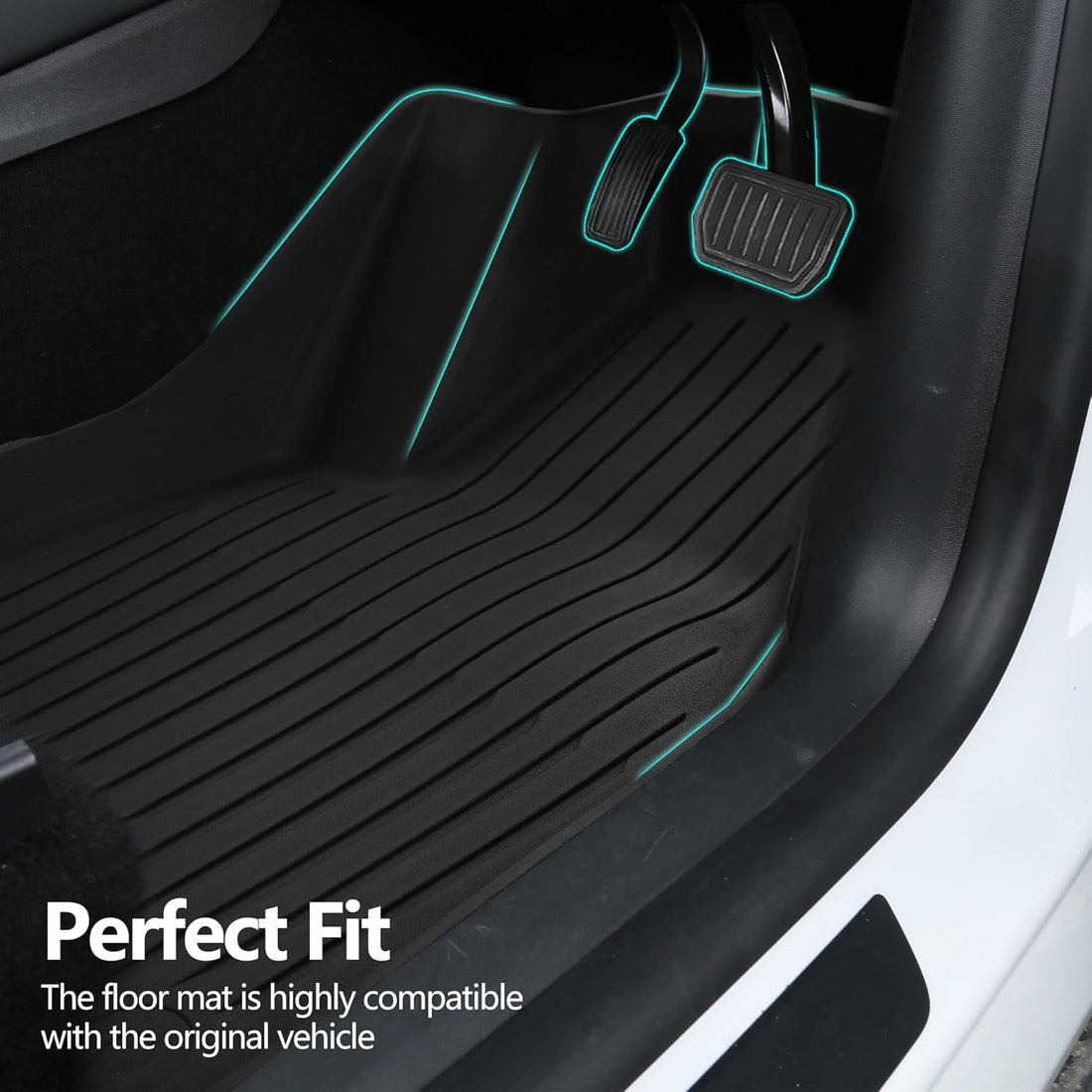 Car Floor Mats Compatible with Tesla