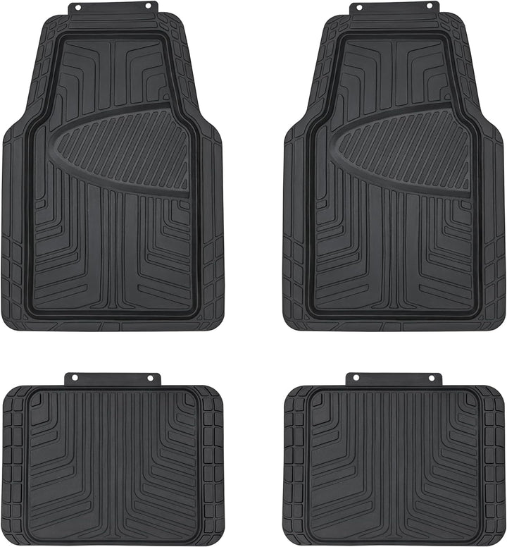 4-Piece Premium Rubber Floor Mat for Cars