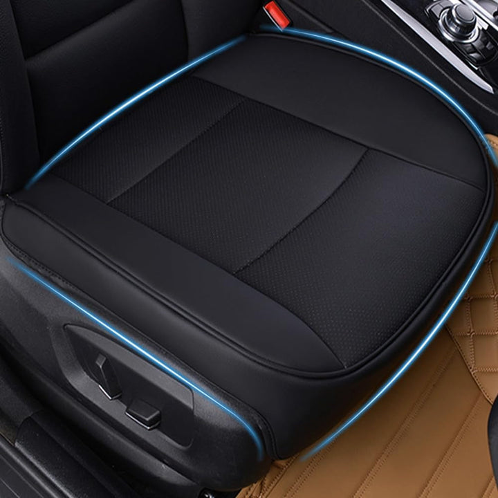 Universal Black Luxury PU Leather Car Seat Bottom Cover Full Wrap