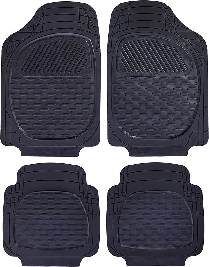 4562051 Guardian Rubber Car Floor Mat 4 Piece Set, Black