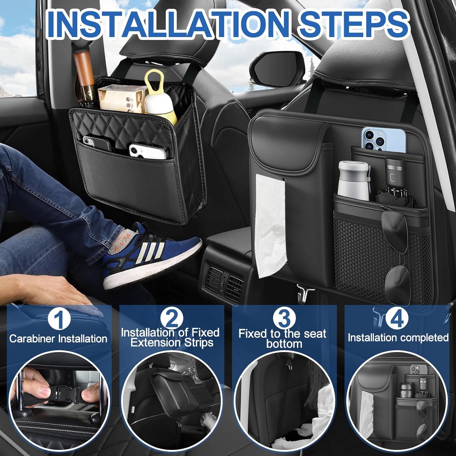 2 Pack Car Backseat Organiser