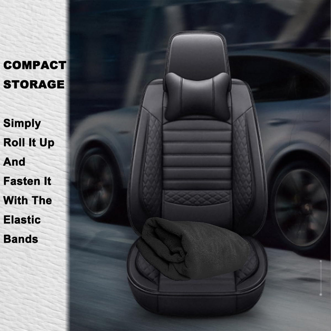 1PCS Sweat Towel Car Non-Slip Seat Cover