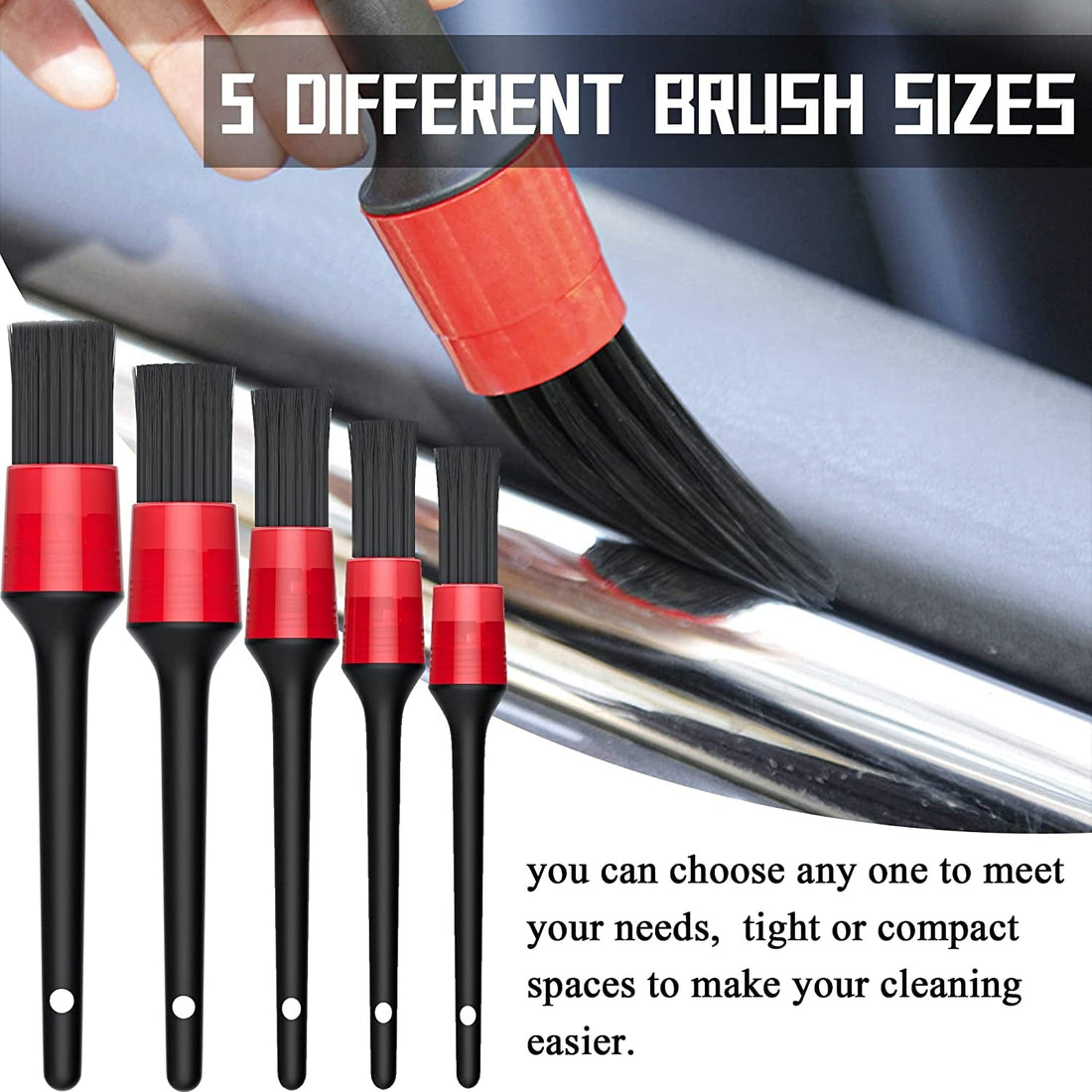 11 Pieces Car Brush Set Car Interior Cleaning