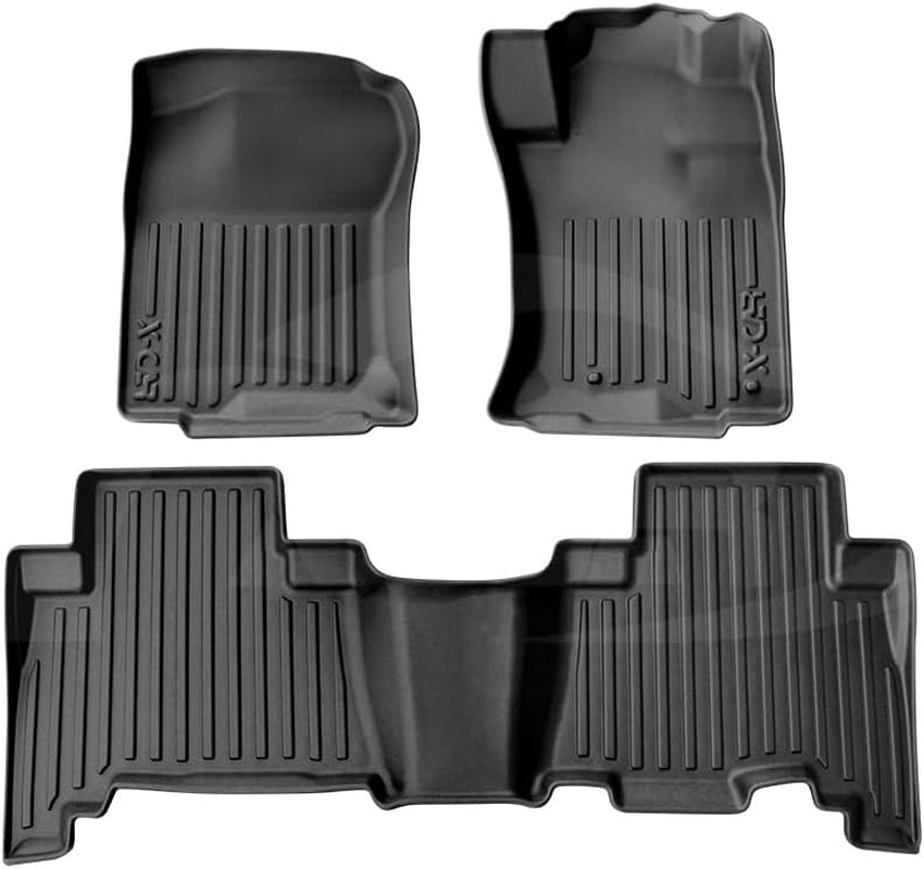 3D All-Weather Floor Mats for Toyota Prado 150 2009-2024 Carpet Liners TPE Rubber Mat