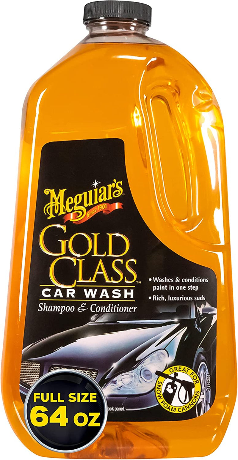 Gold Class Car Wash Shampoo and Conditioner, Large, 64 Oz