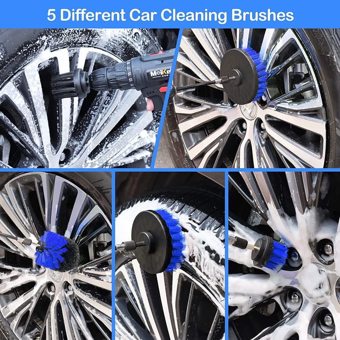 26Pcs Car Detailing Brush Set